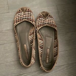 Stella McCartney peep toe flats